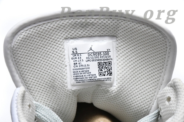 Top Version Air Jordan 1 Mid Grey Camo DC9035-100 - Image 8