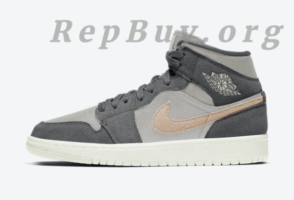 Top Version Air Jordan 1 Mid Grey Onyx (W) BQ6472-020