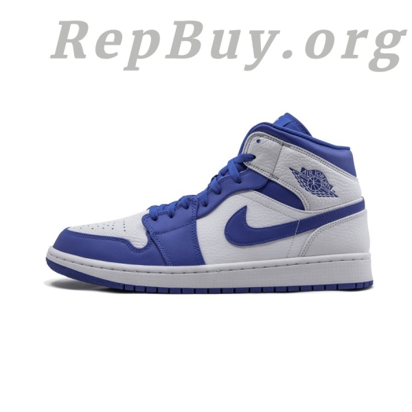 Top Version Air Jordan 1 Mid Hyper Royal 554724-114