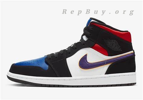 Top Version Air Jordan 1 Mid Lakers Top 3 852542-005 - Image 2