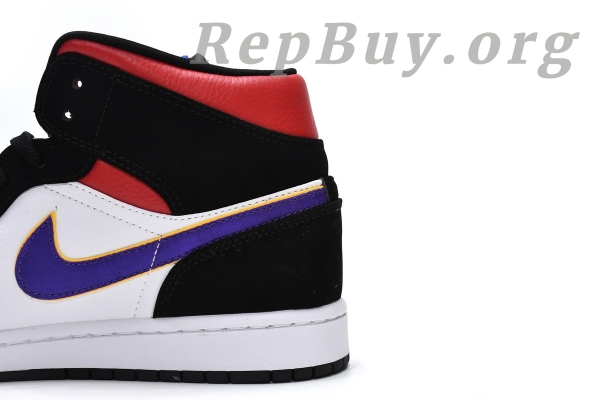 Top Version Air Jordan 1 Mid Lakers Top 3 852542-005 - Image 9