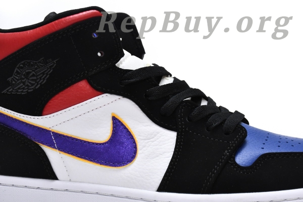 Top Version Air Jordan 1 Mid Lakers Top 3 852542-005 - Image 11