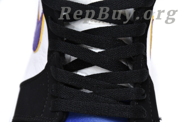 Top Version Air Jordan 1 Mid Lakers Top 3 852542-005 - Image 14