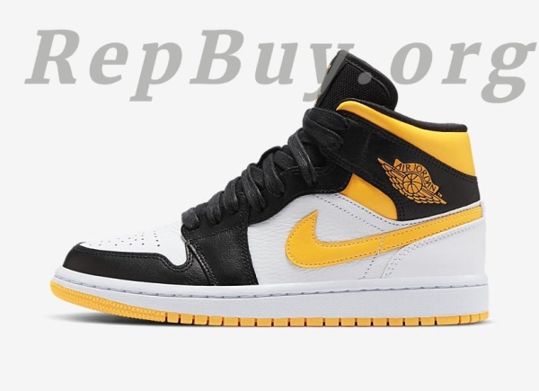 Top Version Air Jordan 1 Mid Laser Orange Black (W) CV5276-107