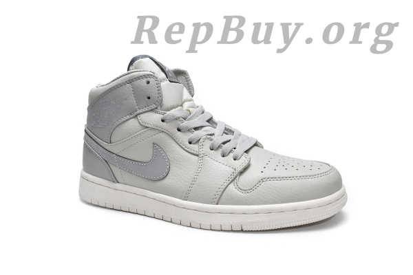 Top Version Air Jordan 1 Mid Light Bone 852542-003 - 图片 3