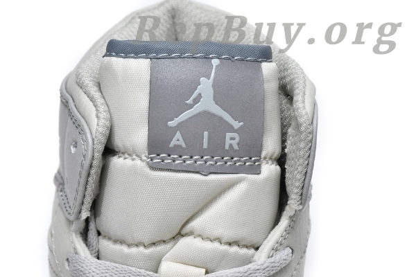 Top Version Air Jordan 1 Mid Light Bone 852542-003 - 图片 10