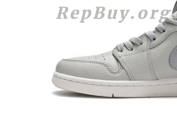 Top Version Air Jordan 1 Mid Light Bone 852542-003 - 图片 15