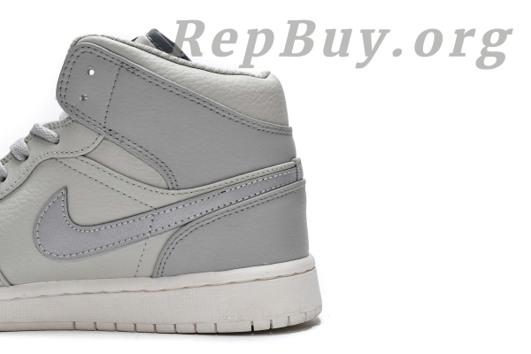 Top Version Air Jordan 1 Mid Light Bone 852542-003 - 图片 16