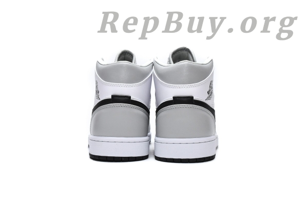 Top Version Air Jordan 1 Mid Light Smoke Grey (W) BQ6472-015 - Image 5