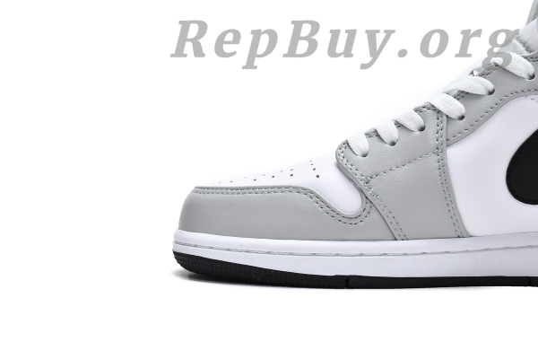 Top Version Air Jordan 1 Mid Light Smoke Grey (W) BQ6472-015 - Image 8