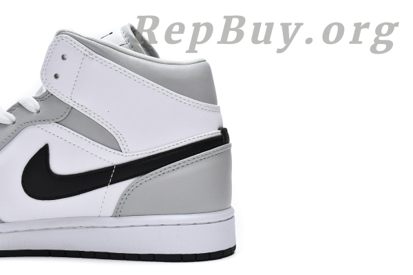 Top Version Air Jordan 1 Mid Light Smoke Grey (W) BQ6472-015 - Image 9
