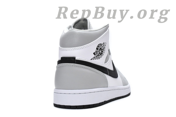Top Version Air Jordan 1 Mid Light Smoke Grey (W) BQ6472-015 - Image 10