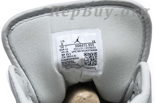 Top Version Air Jordan 1 Mid Light Smoke Grey (W) BQ6472-015 - Image 7