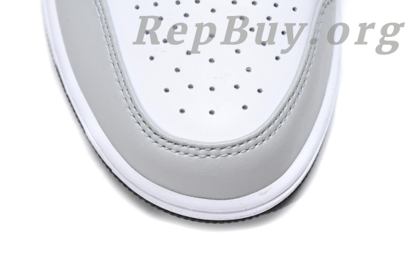 Top Version Air Jordan 1 Mid Light Smoke Grey (W) BQ6472-015 - Image 15