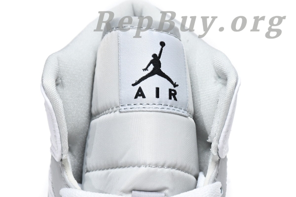 Top Version Air Jordan 1 Mid Light Smoke Grey (W) BQ6472-015 - Image 13
