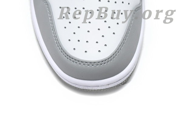 Top Version Air Jordan 1 Mid Light Smoke Grey Anthracite 554724-078 - Image 8