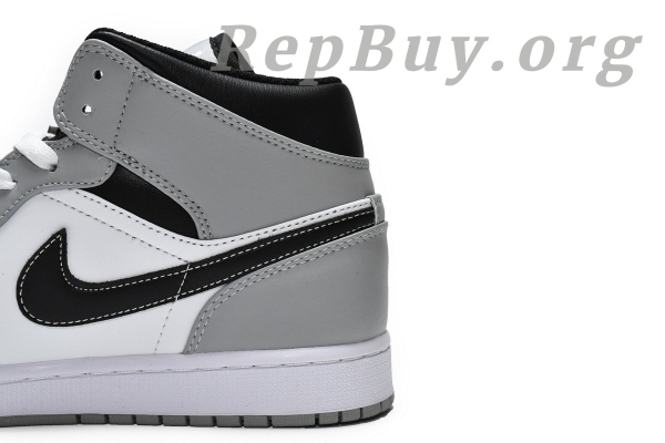 Top Version Air Jordan 1 Mid Light Smoke Grey Anthracite 554724-078 - Image 13