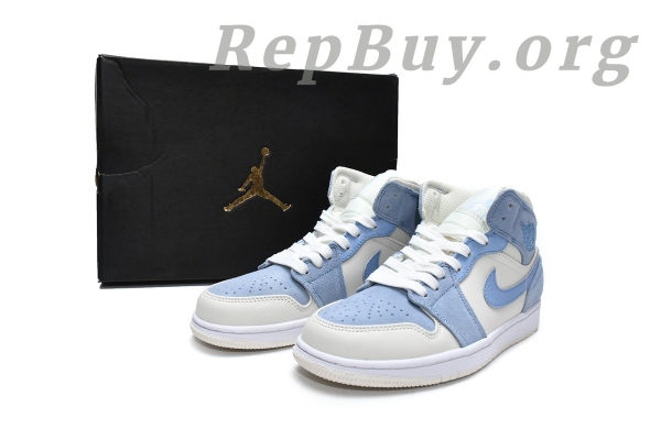 [Sale] Jordan 1 Mid Mixed Textures Blue DA4666-100 - Image 16