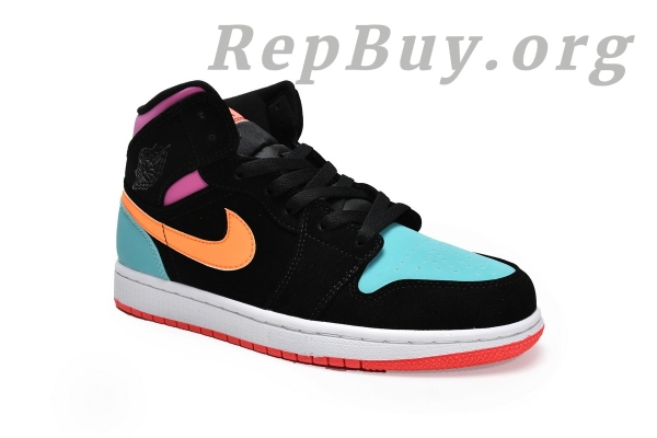 Top Version Air Jordan 1 Mid Multi-Color (GS) 554725-083 - Image 3