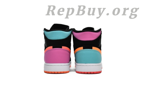 Top Version Air Jordan 1 Mid Multi-Color (GS) 554725-083 - Image 5