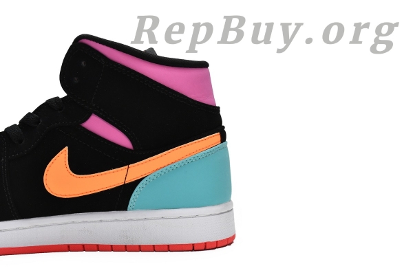 Top Version Air Jordan 1 Mid Multi-Color (GS) 554725-083 - Image 9