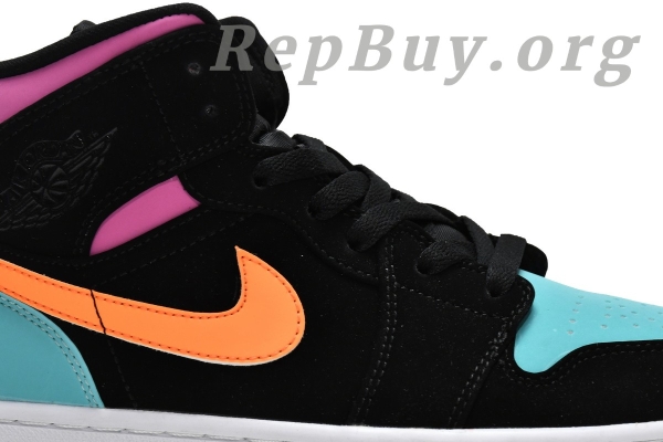 Top Version Air Jordan 1 Mid Multi-Color (GS) 554725-083 - Image 11