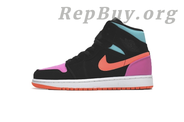 Top Version Air Jordan 1 Mid Multi-Color (GS) 554725-083
