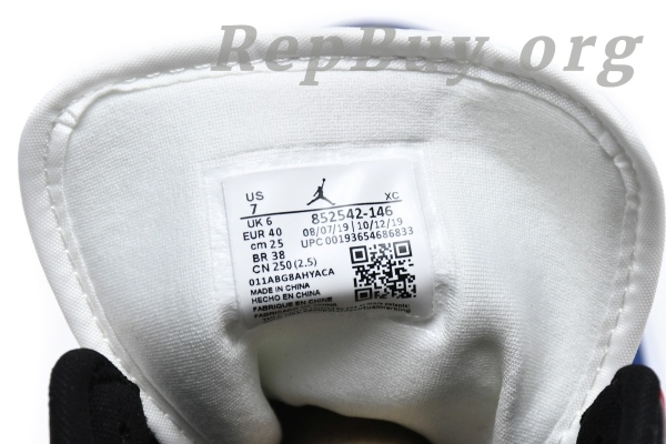 Top Version Air Jordan 1 Mid Multi-Color Swoosh 852542-146 - Image 7