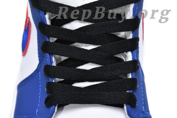 Top Version Air Jordan 1 Mid Multi-Color Swoosh 852542-146 - Image 14