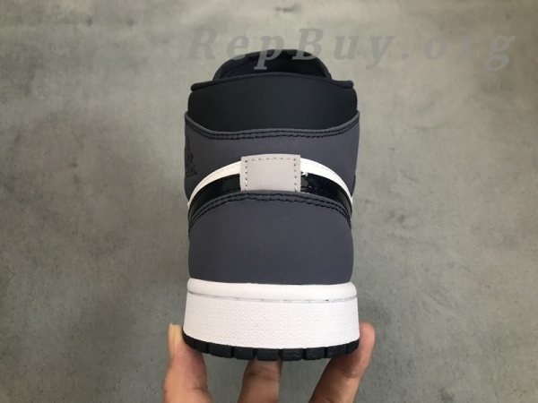 Top Version Air Jordan 1 Mid Obsidian Sanded Purple 554724-445 - Image 9