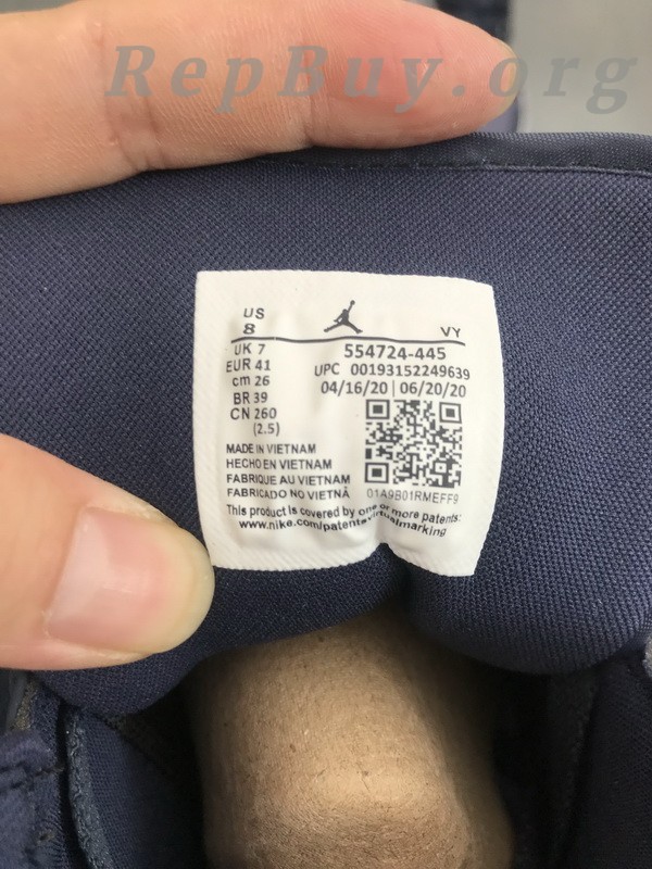 Top Version Air Jordan 1 Mid Obsidian Sanded Purple 554724-445 - Image 10