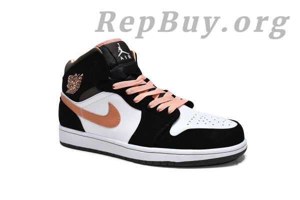 Top Version Air Jordan 1 Mid Peach Mocha (W) DH0210-100 - Image 3