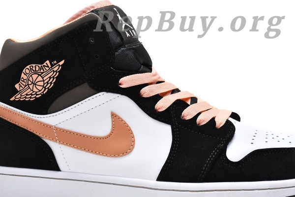 Top Version Air Jordan 1 Mid Peach Mocha (W) DH0210-100 - Image 12