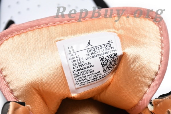 Top Version Air Jordan 1 Mid Peach Mocha (W) DH0210-100 - Image 8