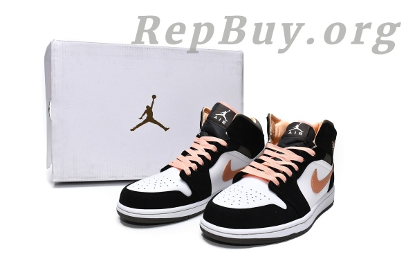 Top Version Air Jordan 1 Mid Peach Mocha (W) DH0210-100 - Image 18