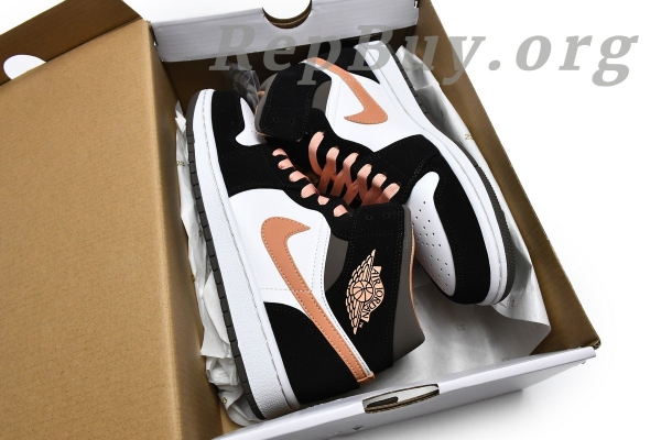 Top Version Air Jordan 1 Mid Peach Mocha (W) DH0210-100 - Image 17