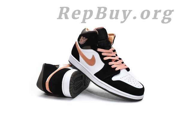 Top Version Air Jordan 1 Mid Peach Mocha (W) DH0210-100 - Image 19
