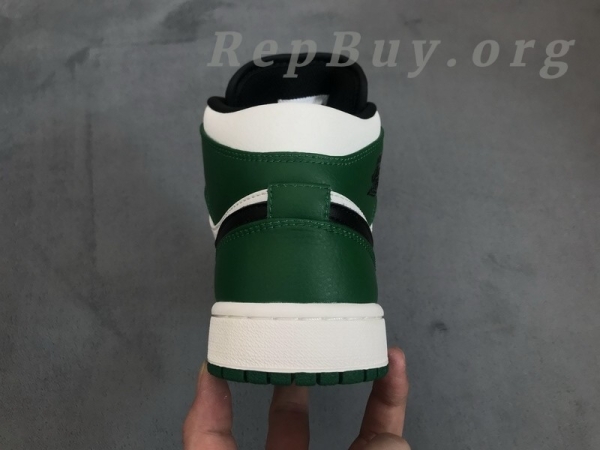 Top Version Air Jordan 1 Mid Pine Green 852542-301 - 图片 8