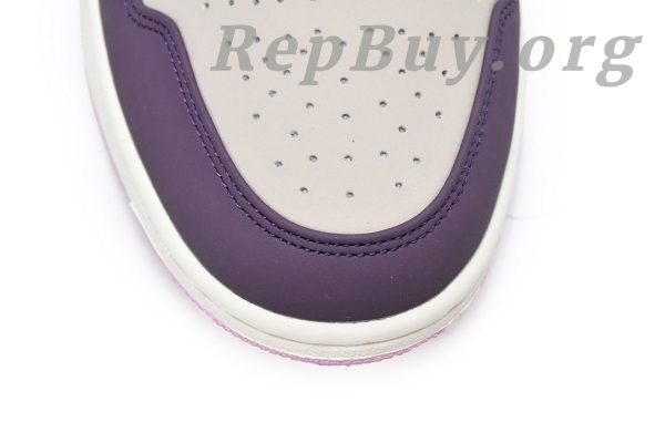 Top Version Air Jordan 1 Mid Pro Purple Desert Sand (GS) 555112-500 - Image 15