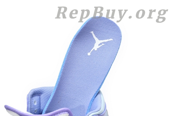 Top Version Air Jordan 1 Mid Purple Aqua 554724-500 - 图片 7