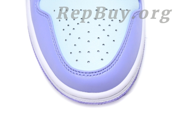 Top Version Air Jordan 1 Mid Purple Aqua 554724-500 - 图片 16