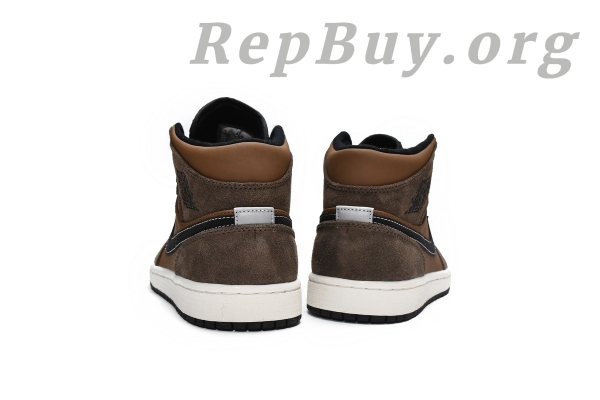 Top Version Air Jordan 1 Mid SE Dark Chocolate DC7294-200 - Image 5