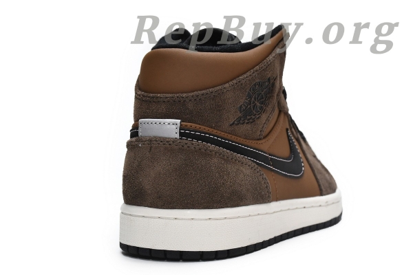 Top Version Air Jordan 1 Mid SE Dark Chocolate DC7294-200 - Image 10