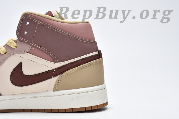 Top Version Air Jordan 1 Mid SE Dark Pony Smoky Mauve (W) DO7440-821 - Image 9