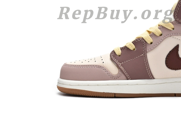 Top Version Air Jordan 1 Mid SE Dark Pony Smoky Mauve (W) DO7440-821 - Image 8