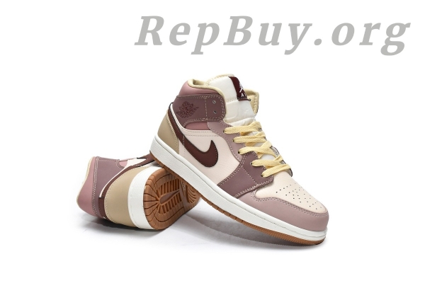 Top Version Air Jordan 1 Mid SE Dark Pony Smoky Mauve (W) DO7440-821 - Image 17