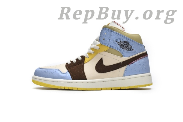 Top Version Air Jordan 1 Mid SE Fearless Maison Chateau Rouge	CU2803-200 - Image 2