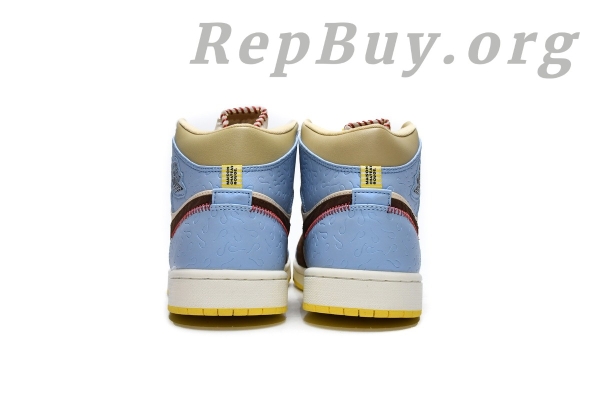 Top Version Air Jordan 1 Mid SE Fearless Maison Chateau Rouge	CU2803-200 - Image 5