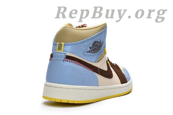 Top Version Air Jordan 1 Mid SE Fearless Maison Chateau Rouge	CU2803-200 - Image 9