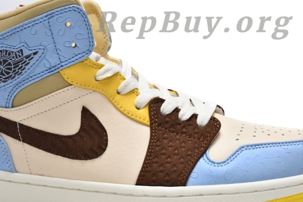 Top Version Air Jordan 1 Mid SE Fearless Maison Chateau Rouge	CU2803-200 - Image 10